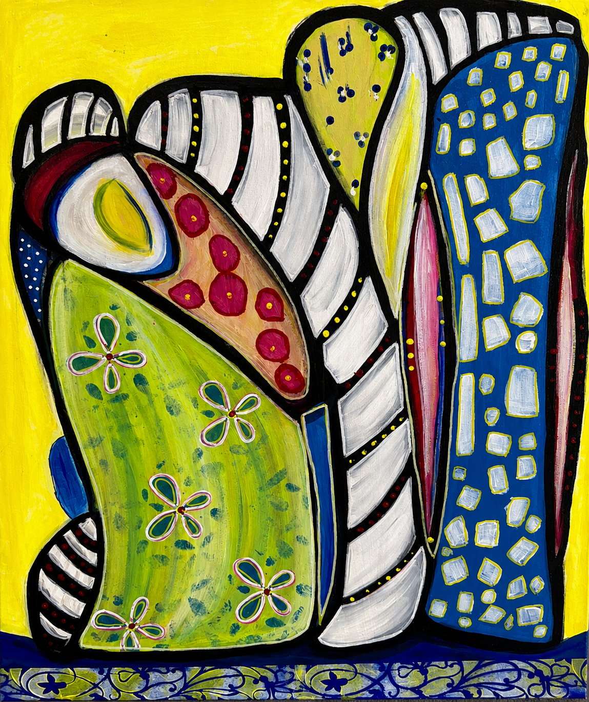 Avocado 20x34 - Original Artwork by Lori Miller