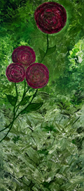 Bloom 16x36 - Original artwork by Lori Miller