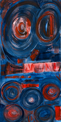 Galaxy 24x48 - Original Artwork by Lori Miller