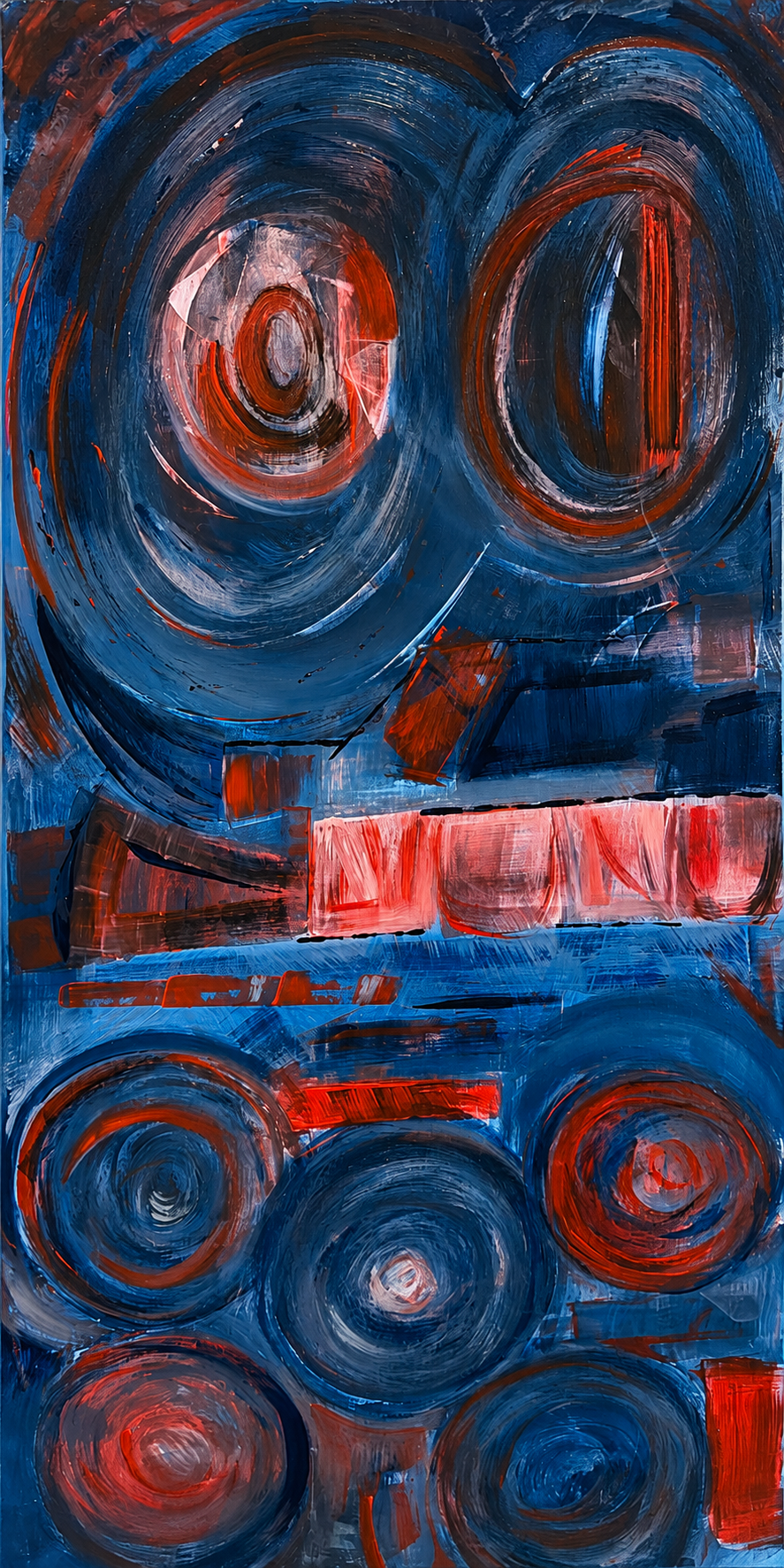 Galaxy 24x48 - Original Artwork by Lori Miller