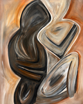 Lovers 24x30 - Original Artwork by Lori Miller