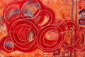 Rolling Bubbles 36x24 - Original Artwork by Lori Miller