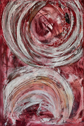 Rosey Wine 24x36 - Original Artwork by Lori Miller