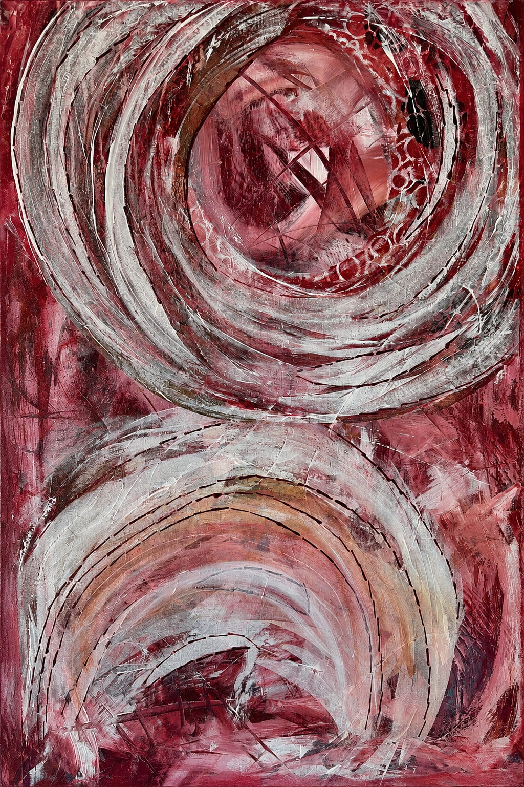 Rosey Wine Print - Original Artwork by Lori Miller