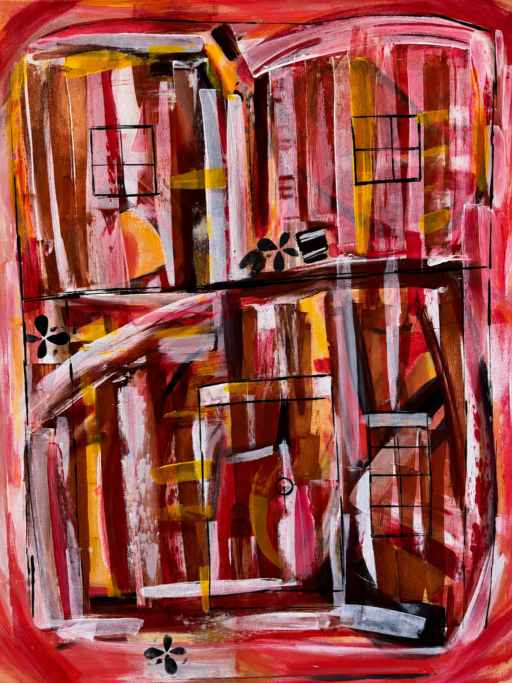 The Barn Print - Original Artwork by Lori Miller