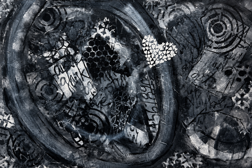 The Heart Print - Original Artwork by Lori Miller