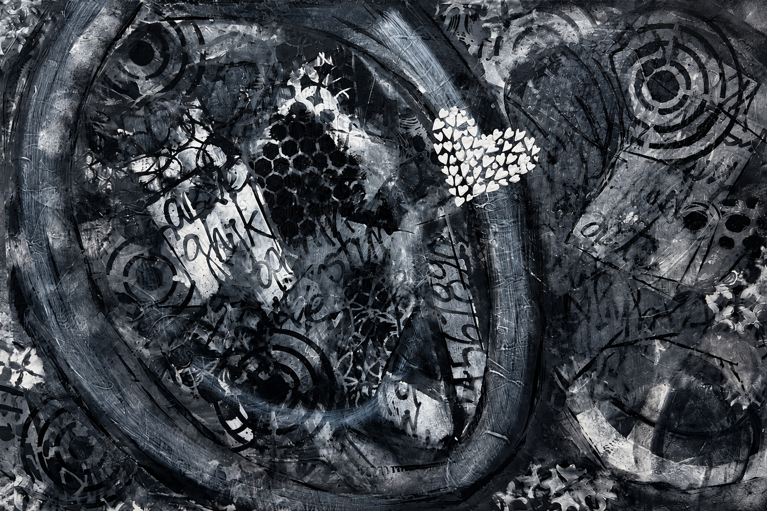 The Heart Print - Original Artwork by Lori Miller