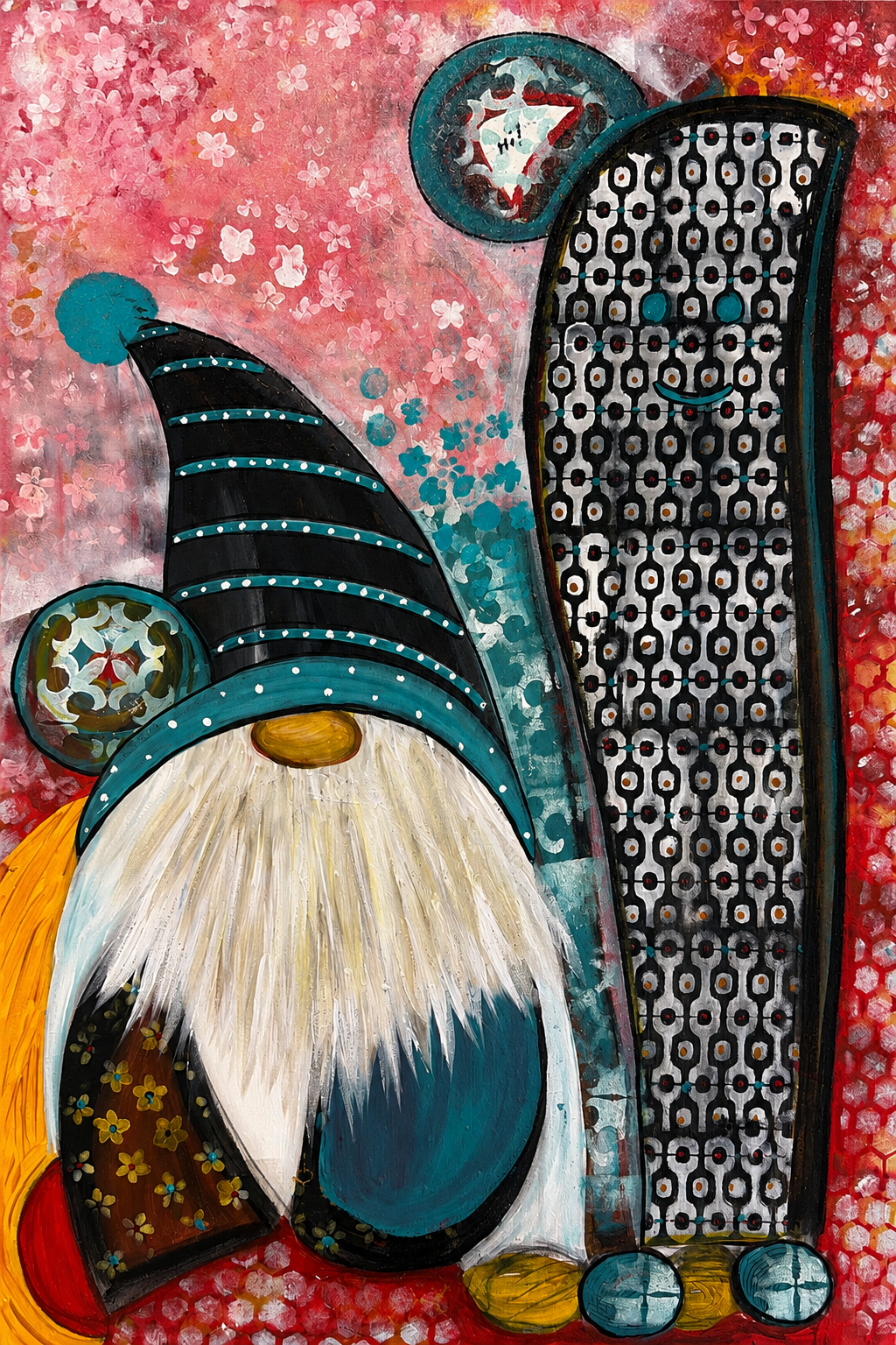 The XMAS Knome Print - Original Artwork by Lori Miller