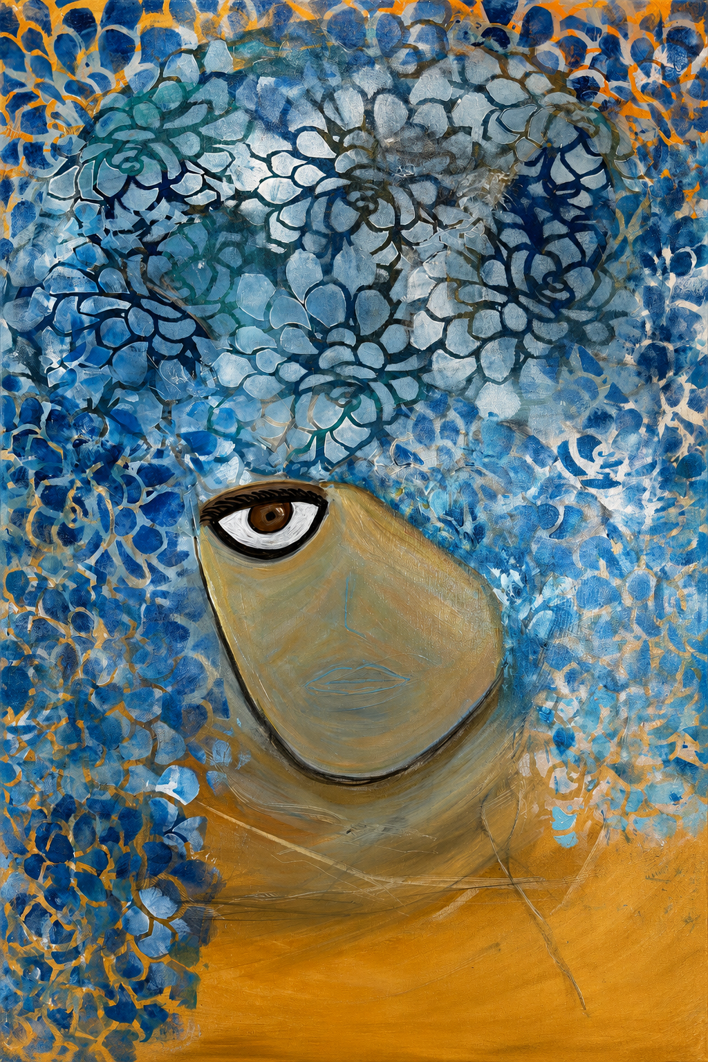 Untitled Lady Print - Original Artwork by Lori Miller