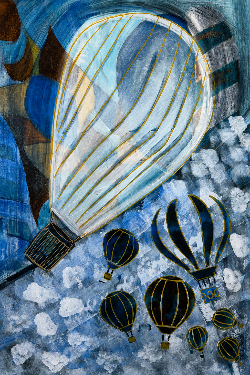 Up Up and Away Print - Original Artwork by Lori Miller